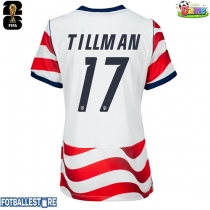 USA Malik Tillman #17 Hjemmedrakt Dame VM 2026 Kortermet